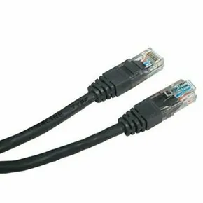 UTP-Patchcord, Cat.5e, RJ45 M-5m, ungeschirmt, schwarz, economy